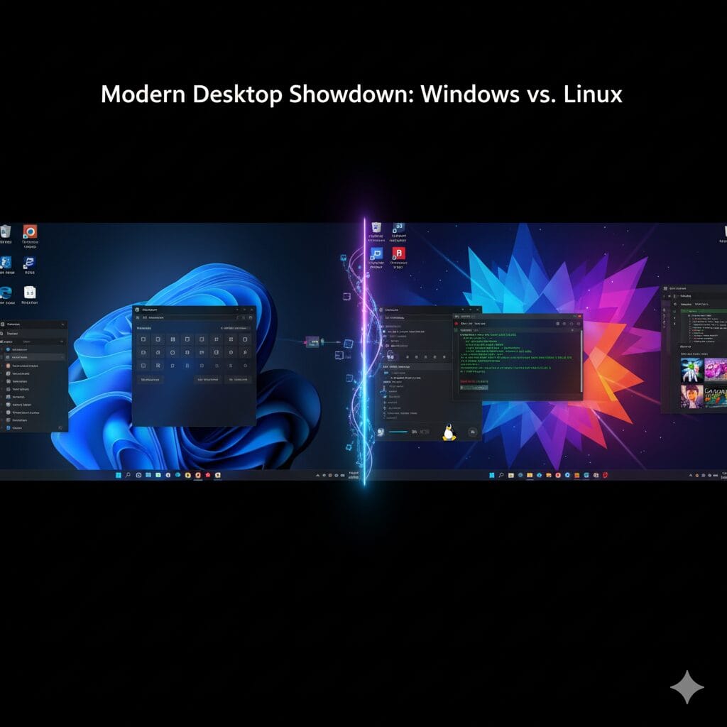 التحول من ويندوز إلى نظام تشغيل لينكس