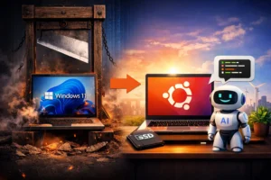 الانتقال إلى أوبونتو : كيف أنقذت حاسوبي من مقصلة ويندوز 11