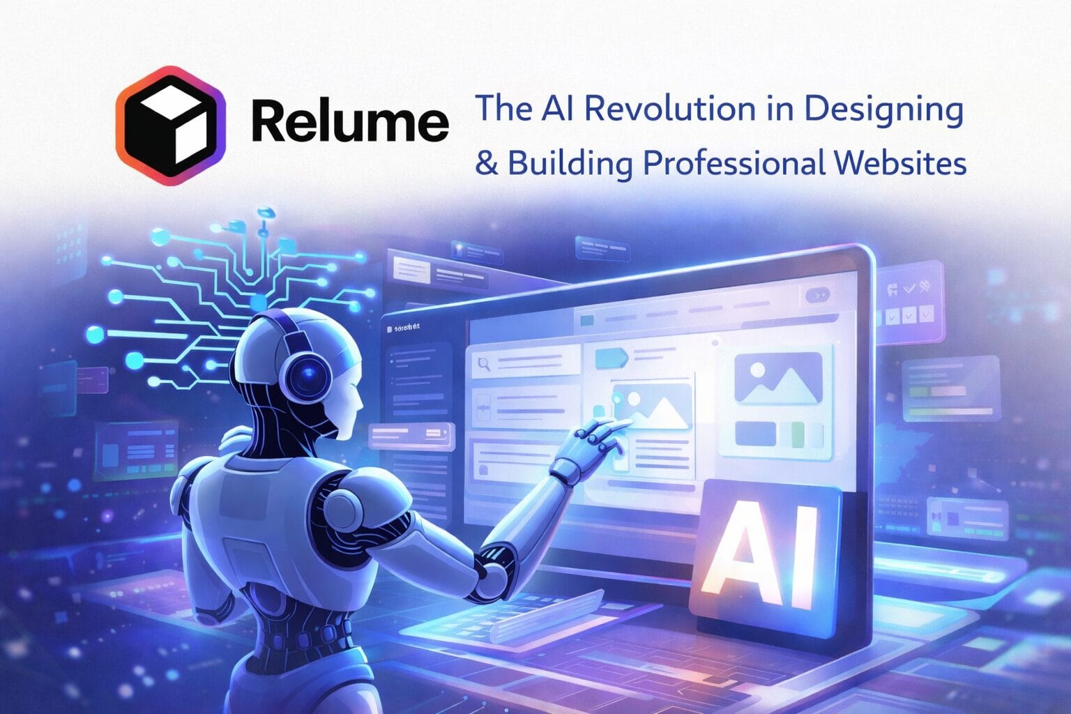 ثورة الذكاء الاصطناعي في تصميم وبناء المواقع الاحترافية