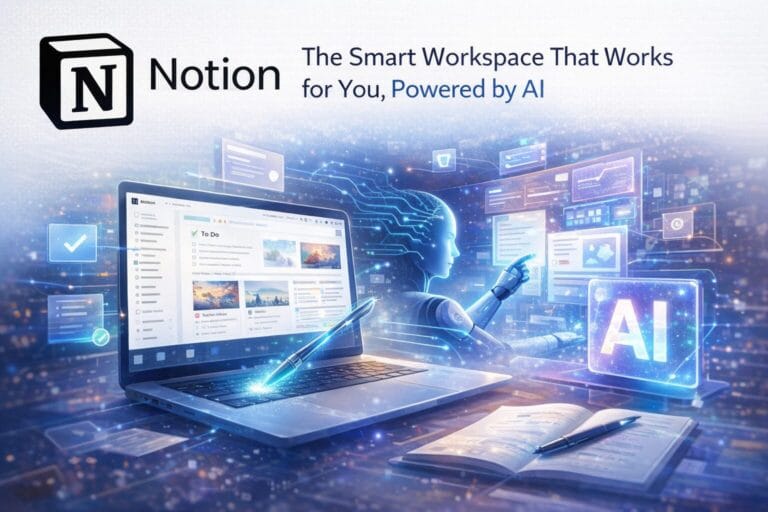 Notion مساحة العمل الذكية التي تعمل لأجلك، مع قوة الذكاء الاصطناعي