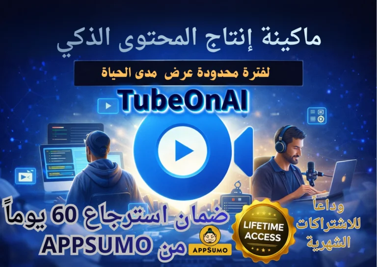 هل TubeOnAI هو السلاح السري الجديد للمطورين و صناع المحتوى و رواد الأعمال و بإشتراك مدى الحياة!! ؟