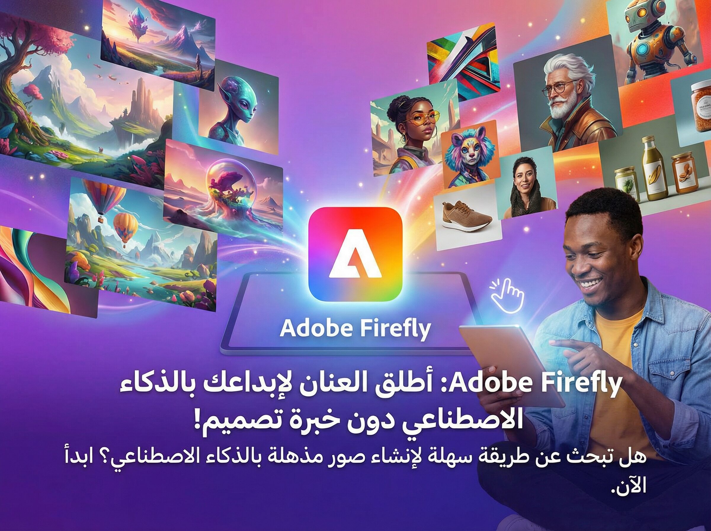 Adobe Firefly : أطلق العنان لإبداعك بالذكاء الاصطناعي دون خبرة تصميم!