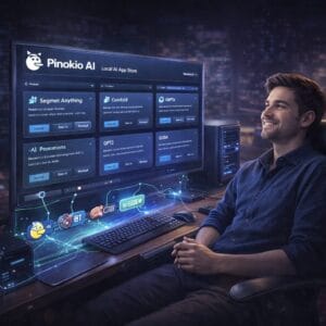 متصفح Pinokio AI : "متجر تطبيقات" الذكاء الاصطناعي المحلي الذي سيغير طريقة عملك