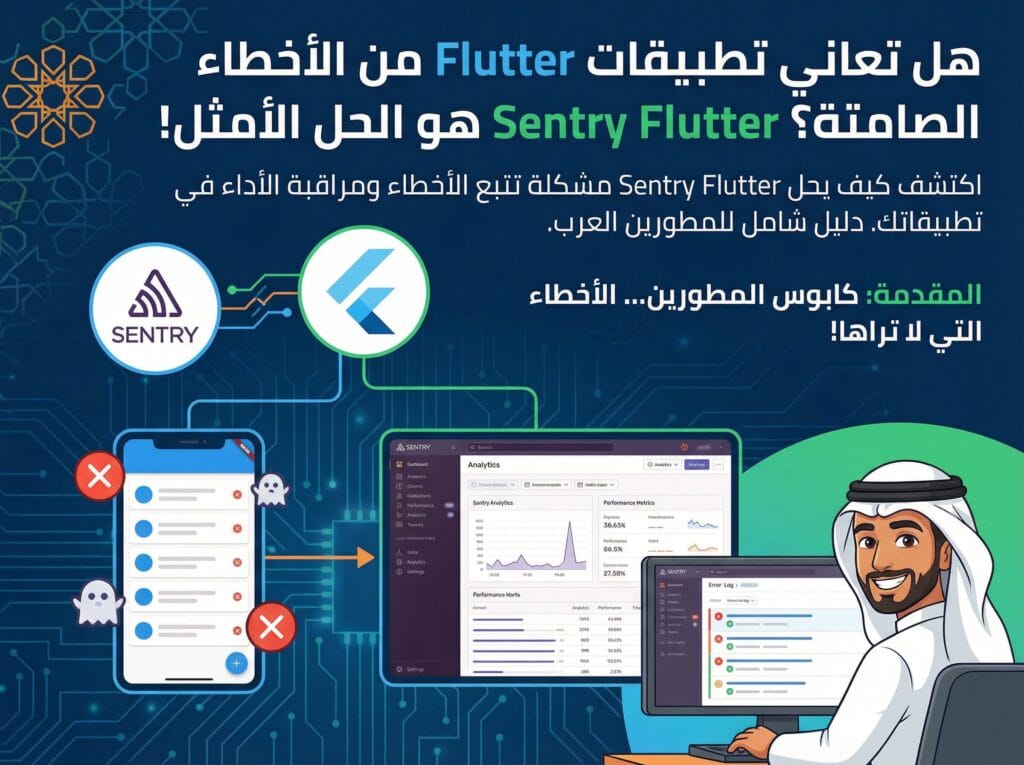 هل تعاني تطبيقات Flutter من الأخطاء الصامتة؟ Sentry Flutter هو الحل ...