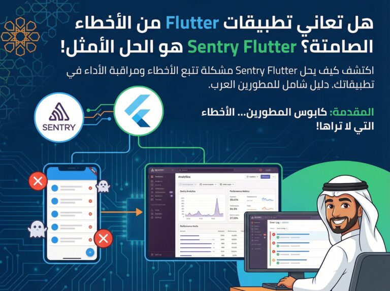 هل تعاني تطبيقات Flutter من الأخطاء الصامتة؟ Sentry Flutter هو الحل الأمثل!