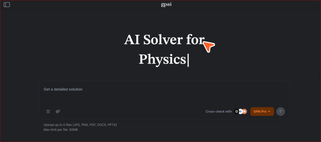 واجهة GPAI Solver