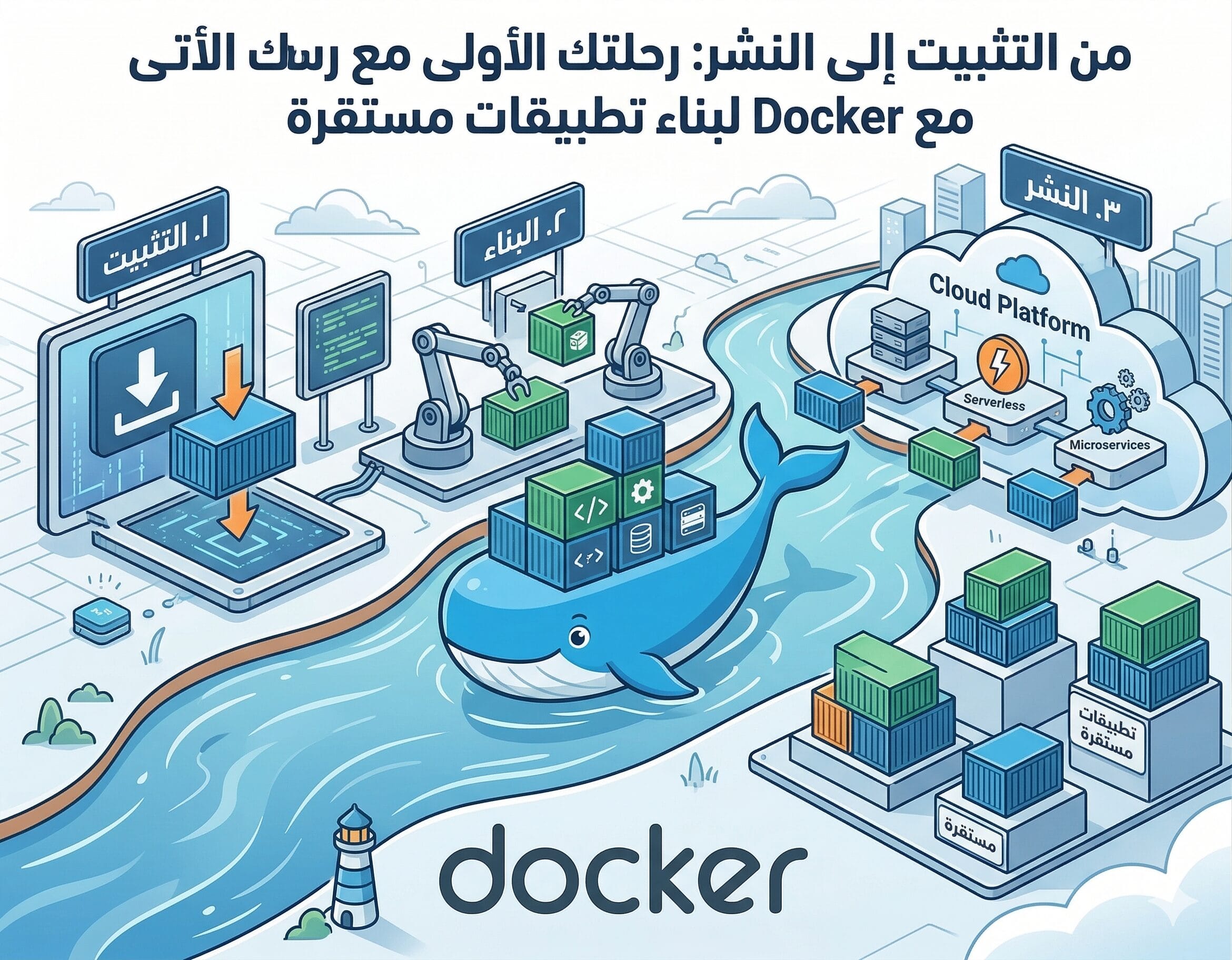 من التثبيت إلى النشر: رحلتك الأولى مع Docker لبناء تطبيقات مستقرة