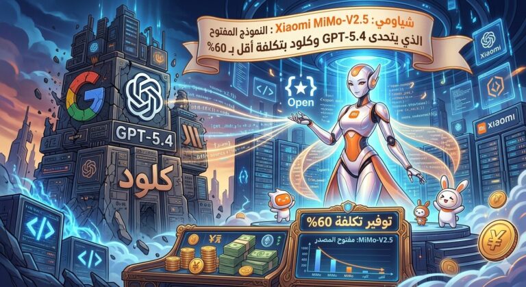 شياومي Xiaomi MiMo-V2.5 : النموذج المفتوح الذي يتحدى GPT-5.4 وكلود بتكلفة أقل بـ 60%