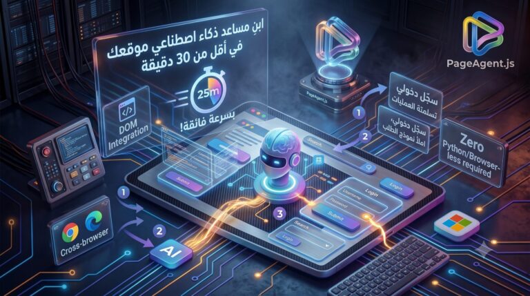 كيف تبني مساعد ذكاء اصطناعي داخل موقعك في أقل من 30 دقيقة باستخدام PageAgent