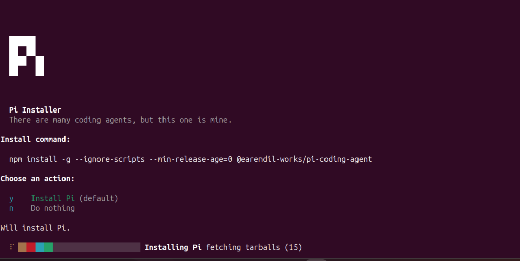 تبدأ مع Pi Coding Agent